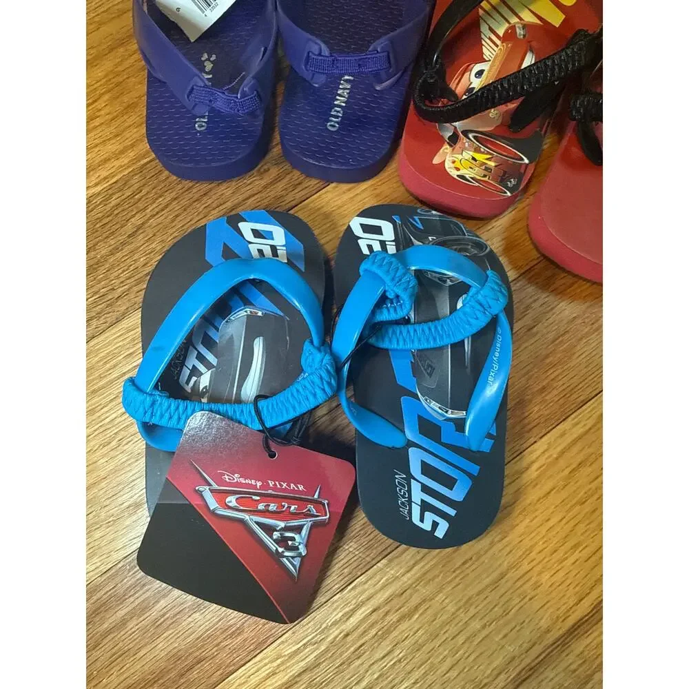 NEW Baby Sandals LOT Sz 5/6 (3 pairs)